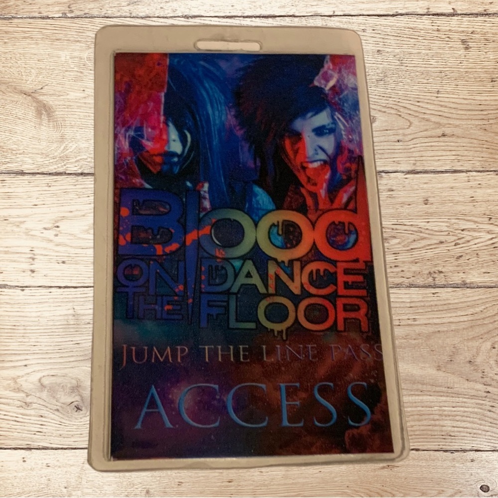 BOTDF Blood On The Dance Floor Backstage Pass Rare Scene Warped Tour Emo
